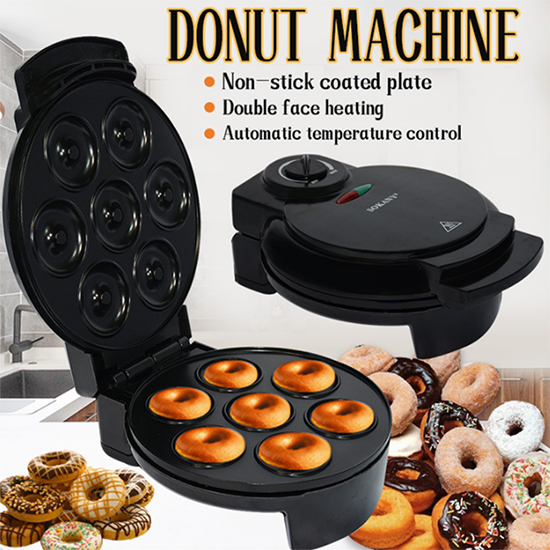 Máy làm bánh Donut SOKANY WJ-307 1200W 7 lỗ bánh