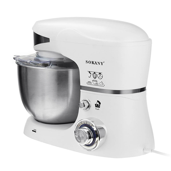 Máy nhào trộn bột để bàn SOKANY SK-206/1000W kèm âu trộn 5L