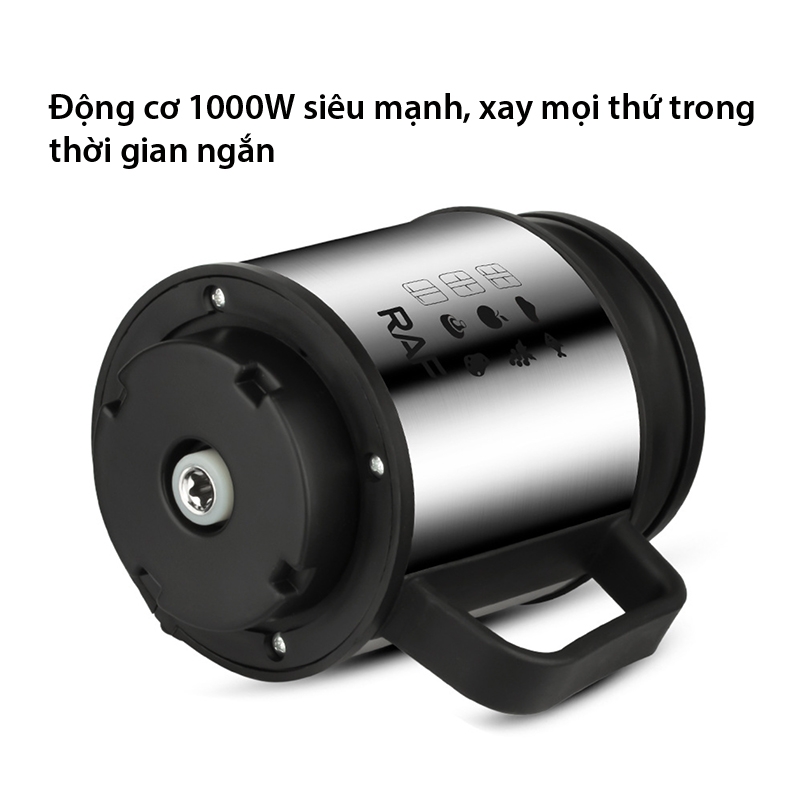 Máy xay thịt đa năng SOKANY 1000W cối lớn 5L inox 6 lưỡi dao thép không gỉ