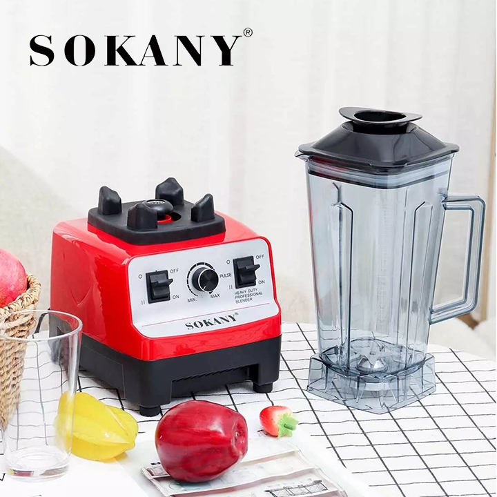 Máy xay sinh tố công nghiệp SOKANY 4500W công suất cao, xay cực nhuyễn