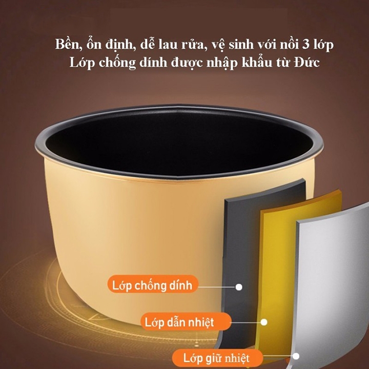 Nồi nấu trân châu tự động AONUOSI 16L 2200W nấu và ủ trân châu dung tích lớn
