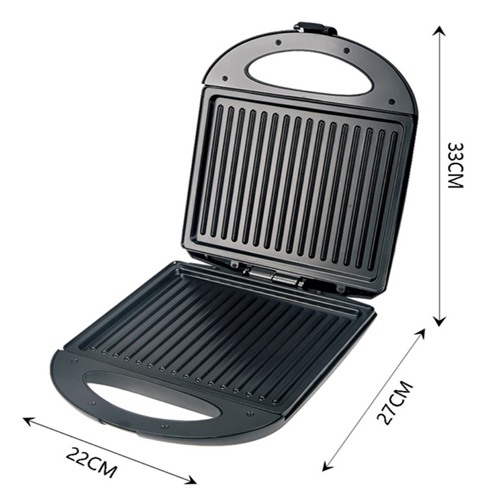 Máy kẹp nướng bánh mì đôi SOKANY SK-903 1400W nướng thịt, chiên trứng