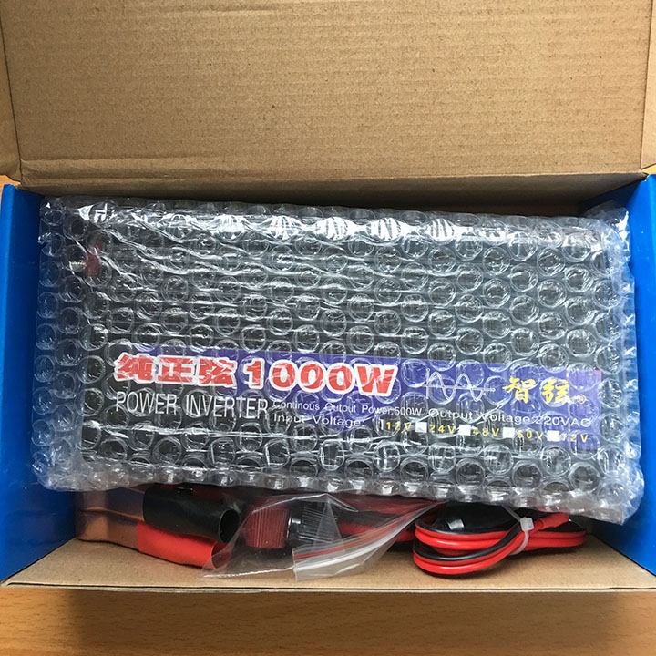 Bộ kích điện sin chuẩn 1000W inverter đổi nguồn 24V lên 220V
