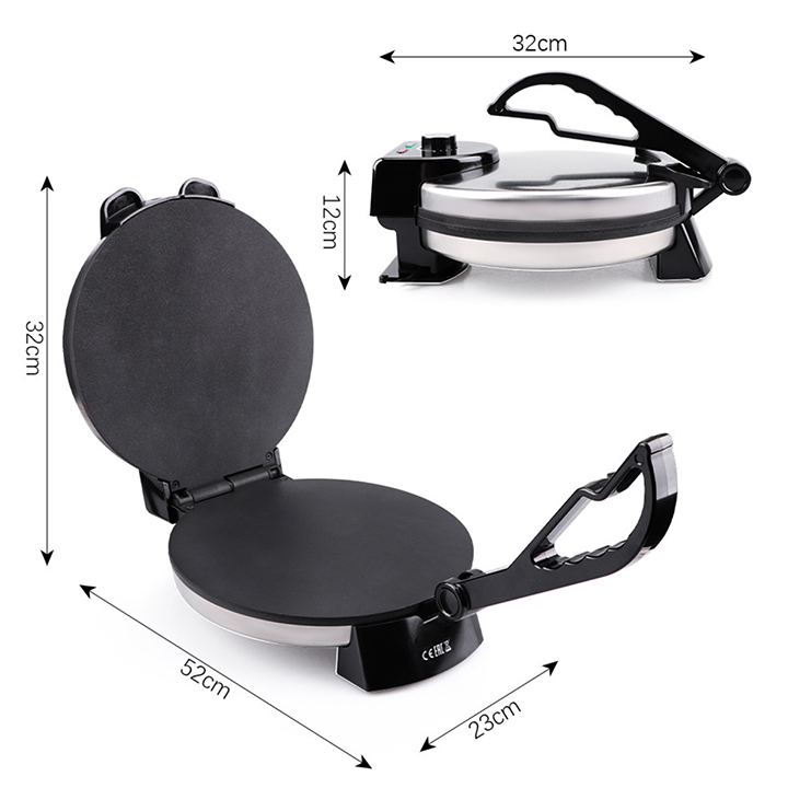 Máy làm bánh tráng 2 mặt trơn SOKANY KJ-507 2000W nướng bánh pancake, crepe