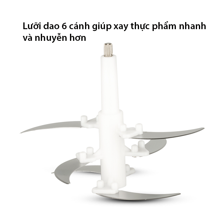 Máy xay thịt đa năng SOKANY 1000W cối lớn 5L inox 6 lưỡi dao thép không gỉ