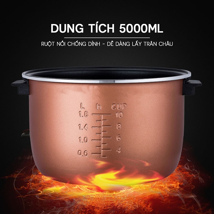 Nồi nấu trân châu FEST 900W 5L nấu và ủ tự động siêu ngon, siêu bền, giá tốt