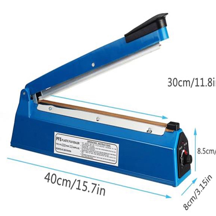 Máy dán miệng túi, máy ép hàn miệng túi PFS-300 hàn nhiệt nhanh, đa dạng loại túi