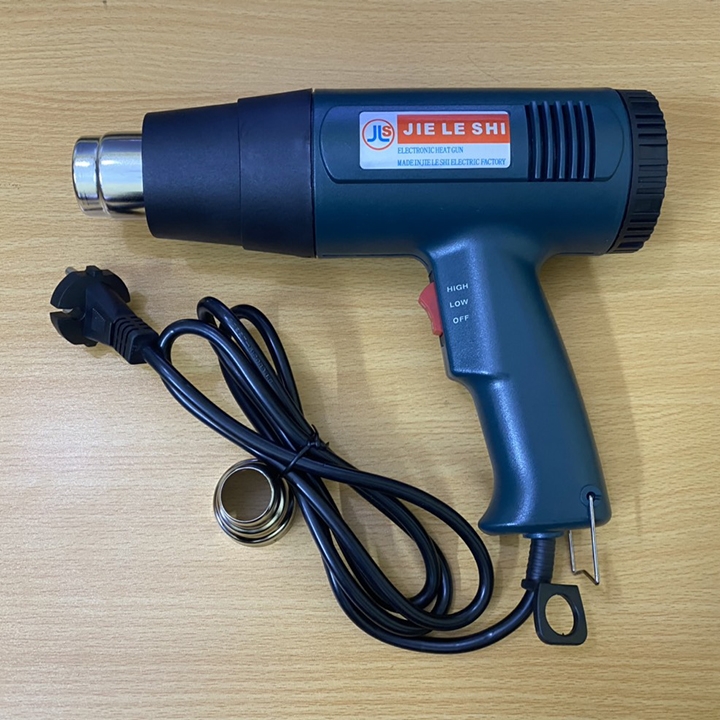 Máy khò nhiệt cầm tay 2200W đóng gói hàng hóa, dán decal