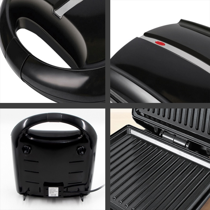 Máy kẹp nướng bánh mì đôi SOKANY SK-903 1400W nướng thịt, chiên trứng