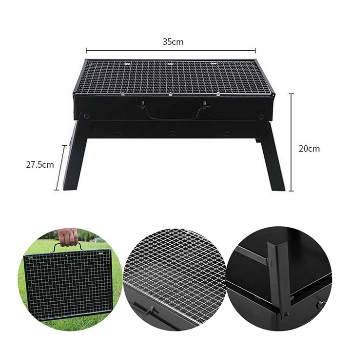 Bếp nướng than hoa ngoài trời gấp gọn tiện lợi