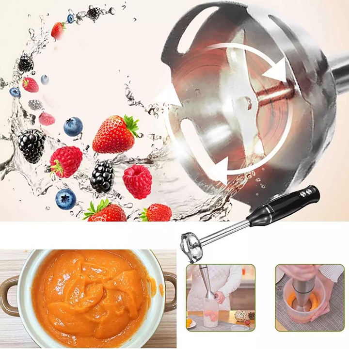 Máy xay sinh tố cầm tay 4IN1 SOKANY WK-1710 xay thịt, đánh trứng, rau củ…