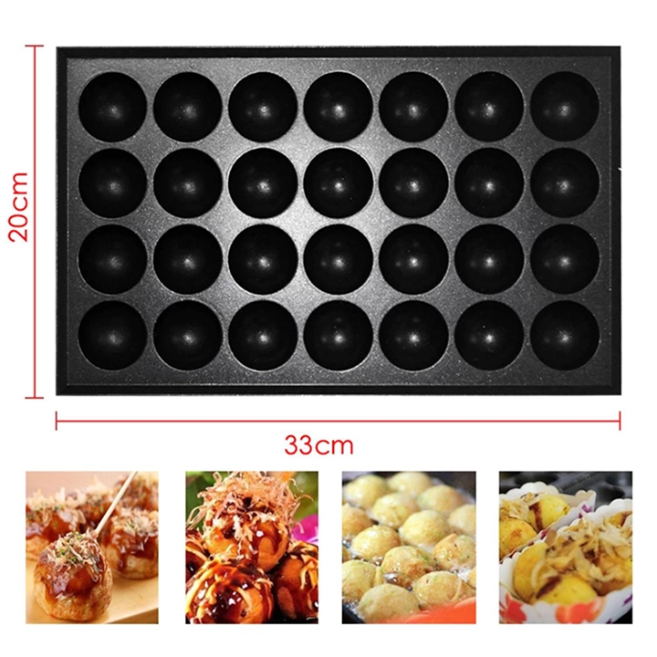 Máy nướng bánh bạch tuộc 2000W kiểm soát nhiệt độ chính xác, bánh thơm ngon