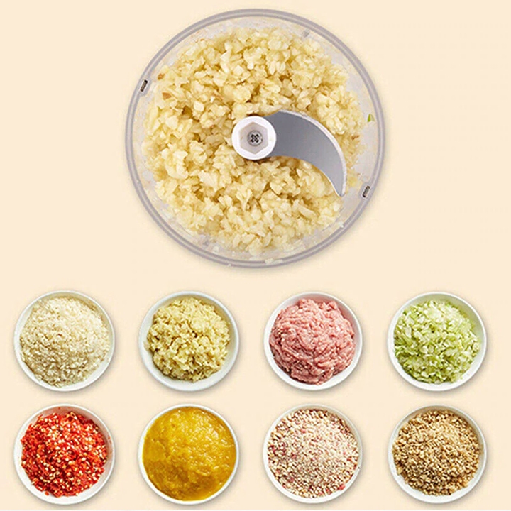 Máy xay tỏi ớt mini cầm tay sạc pin 45W 250ml tiện lợi