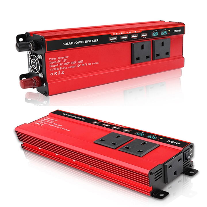 Bộ kích điện 2000W Inverter đổi nguồn điện 12V lên 220V