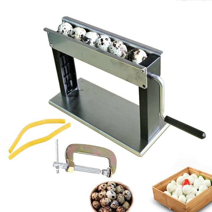 Máy bóc vỏ trứng cút quay tay năng suất 15kg/1h