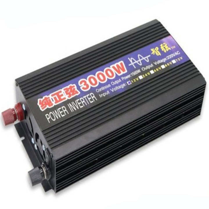 Bộ kích điện, đổi nguồn 12V lên 220V sóng sin chuẩn 3000W Inverter
