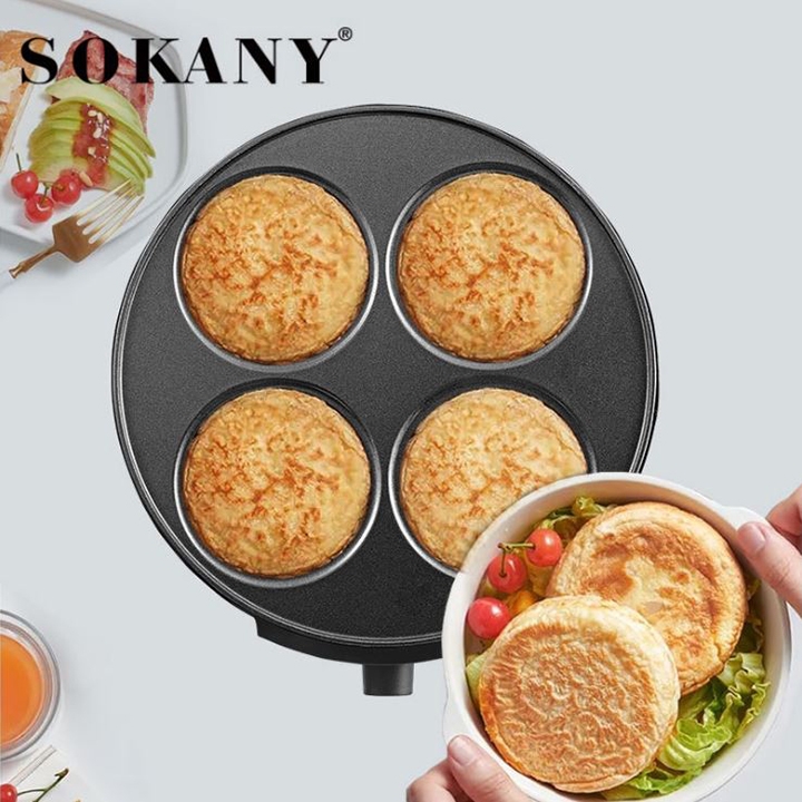 Máy chiên trứng, nướng thịt SOKANY SK-1003 1200W làm đồ ăn sáng tiện lợi