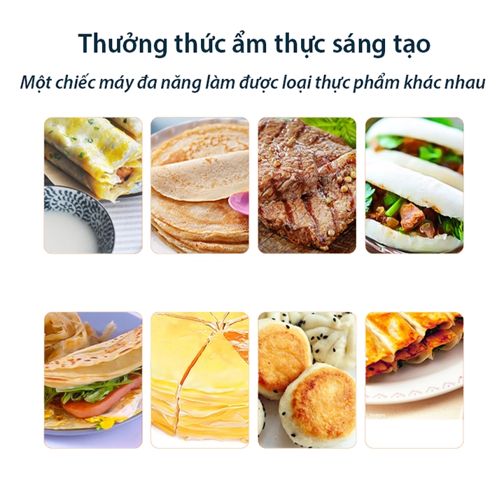 Máy làm bánh kếp thái khuôn đôi, máy làm bánh crepe công nghiệp dùng điện