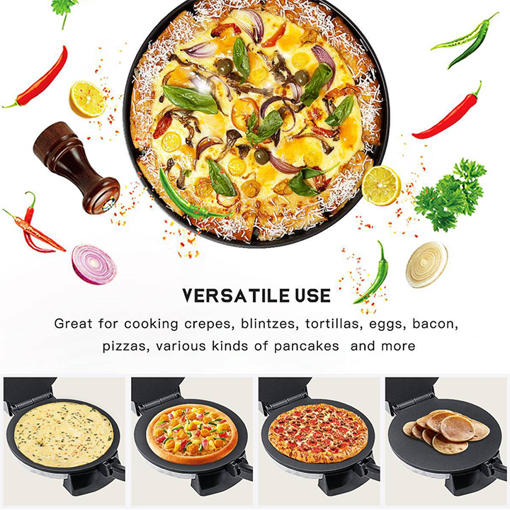 Máy làm bánh tráng 2 mặt trơn SOKANY KJ-507 2000W nướng bánh pancake, crepe