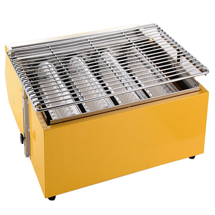 Bếp nướng hàu, bếp nướng gas bbq ETON ET-K222 4 họng đốt hồng ngoại không khói