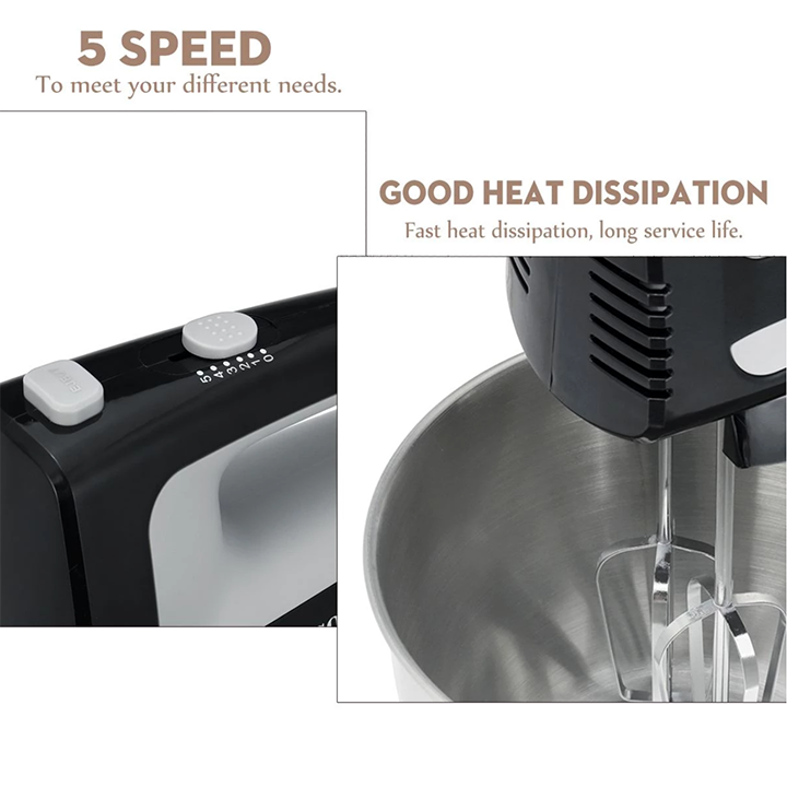 Máy đánh trứng, trộn bột để bàn SOKANY SK-6622 dung tích 3.5L 400W