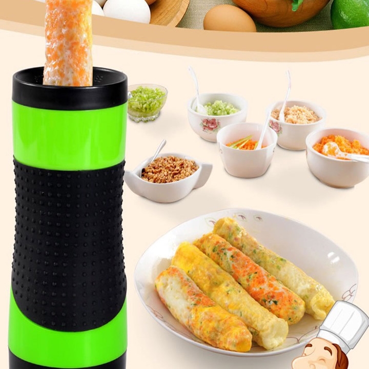 Máy chiên trứng làm trứng cuộn xúc xích gia đình 1 ống