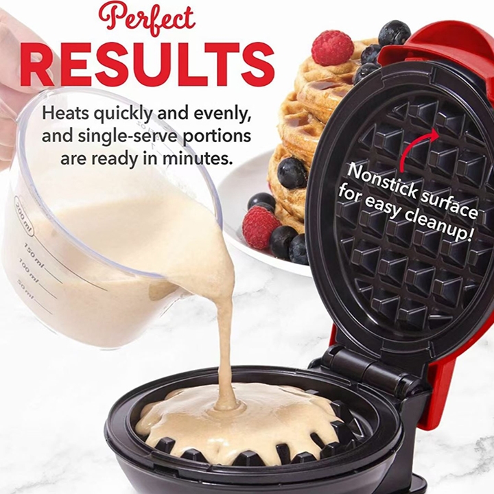 Máy làm bánh kẹp tàn ong, nướng bánh waffle mini SOKANY SK-517 350W