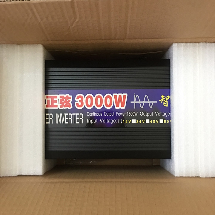 Bộ kích điện inverter 24v lên 220v 3000W sóng sin chuẩn tinh khiết