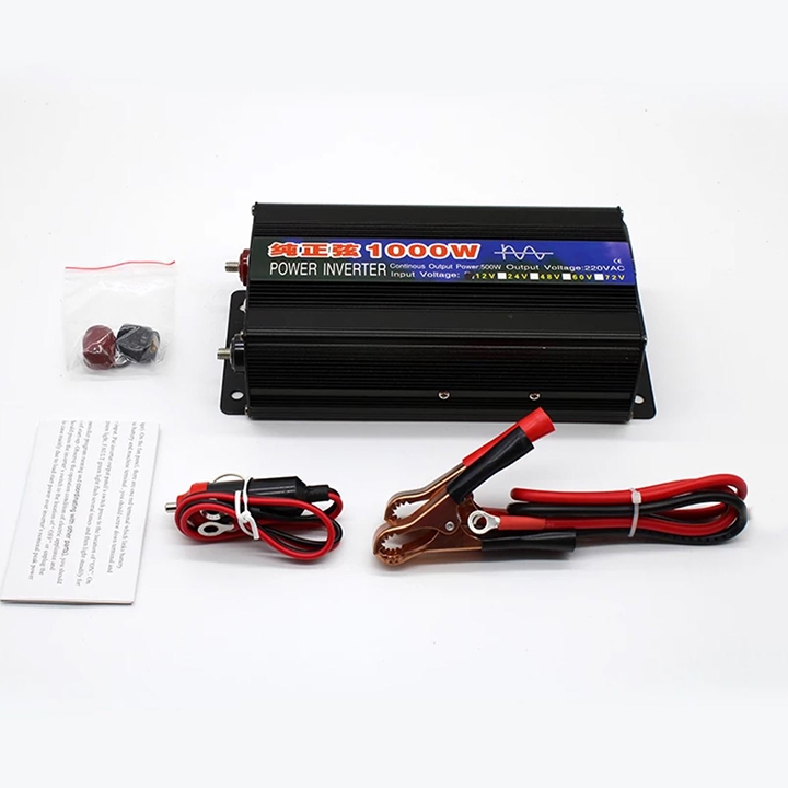 BỘ KÍCH ĐIỆN INVERTER 48V - 220V - 1000W  SIN CHUẨN