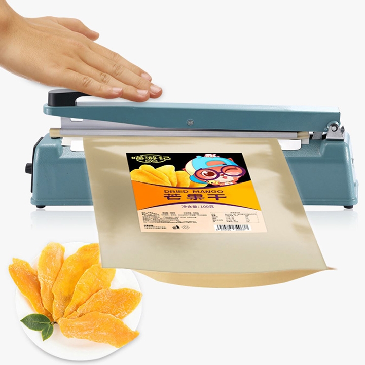 Máy hàn miệng túi vỏ thép PFS-300 không kén túi, tặng 1 bộ dây hàn nhiệt