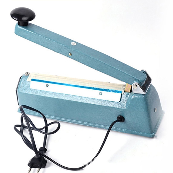 Máy dán túi dập tay vỏ thép PFS-200I hàn nhiệt nhanh, đa dạng loại túi