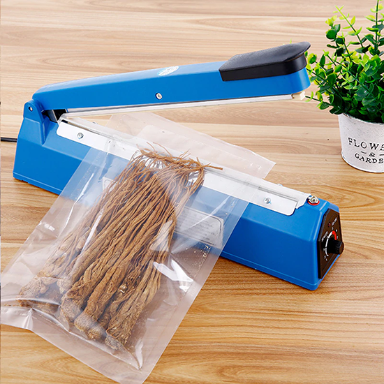 Máy dán miệng túi, máy ép hàn miệng túi PFS-300 hàn nhiệt nhanh, đa dạng loại túi
