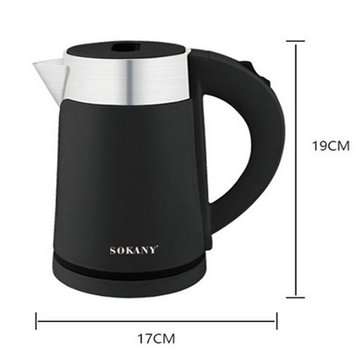 Bình đun siêu tốc, ấm siêu tốc 1200W dung tích 1l, tự ngắt điện khi sôi