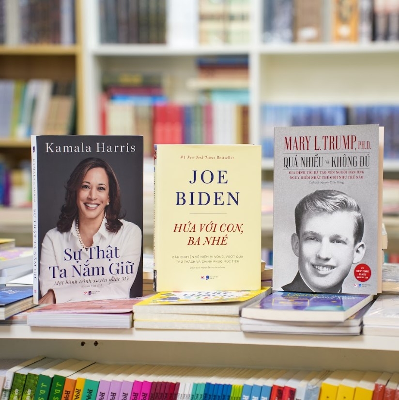 Combo sách: 03 vị chính khách nổi tiếng nước Mỹ (Donald Trump - Joe Biden - Kamala Harris)