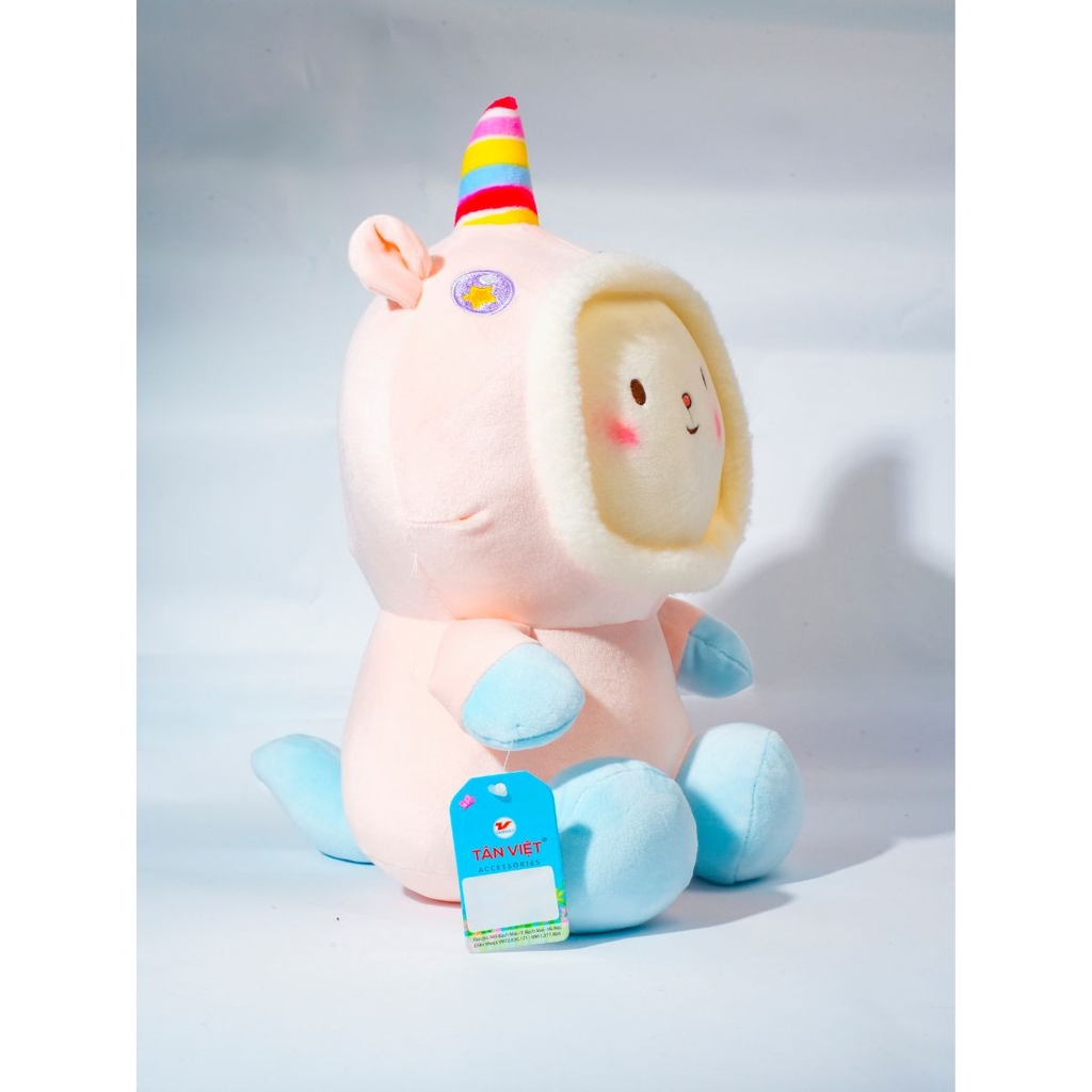 Gấu Bông Hình Con Kì Lân Màu Hồng 40cm