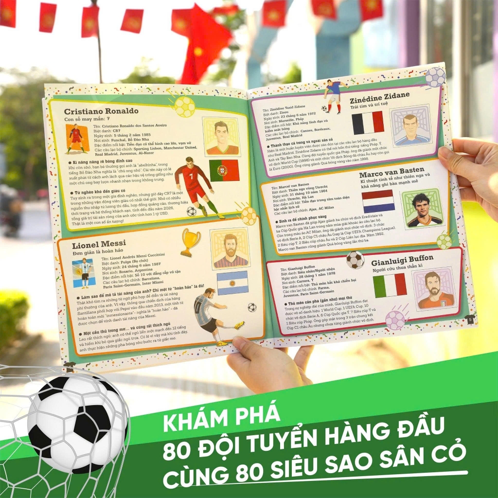 Combo 2 cuốn: Sách Dán Hình Tương Tác Về Bóng Đá - Sách HOT Mùa World Cup 2026