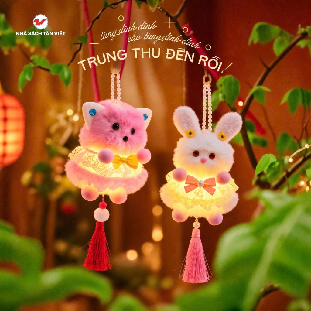 Đèn lồng trung thu hình thú bông dễ thương cho bé - Giao mẫu ngẫu nhiên