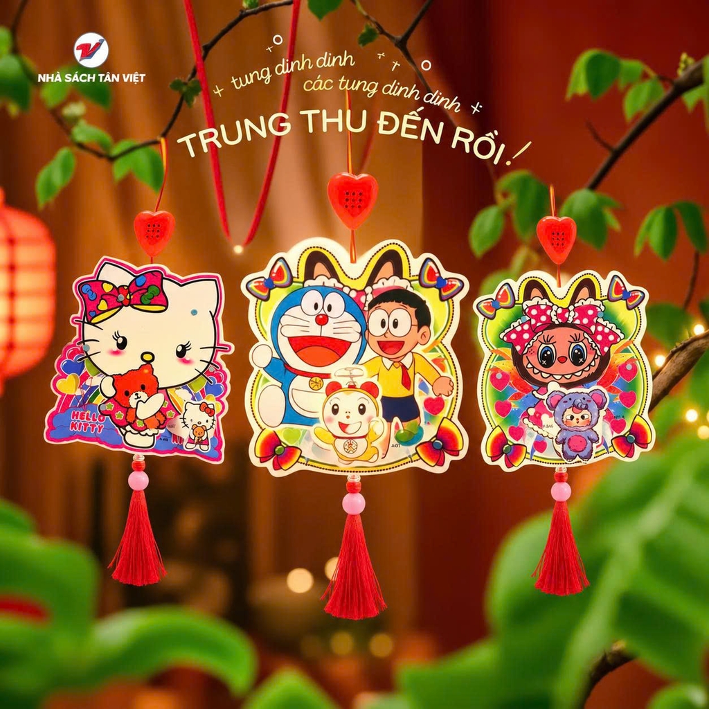 Đèn Trung Thu 2 Mảnh (A020087) - Mẫu Ngẫu Nhiên - Có Đèn Led Phát Nhạc Hot Trend 2026 Cho Bé
