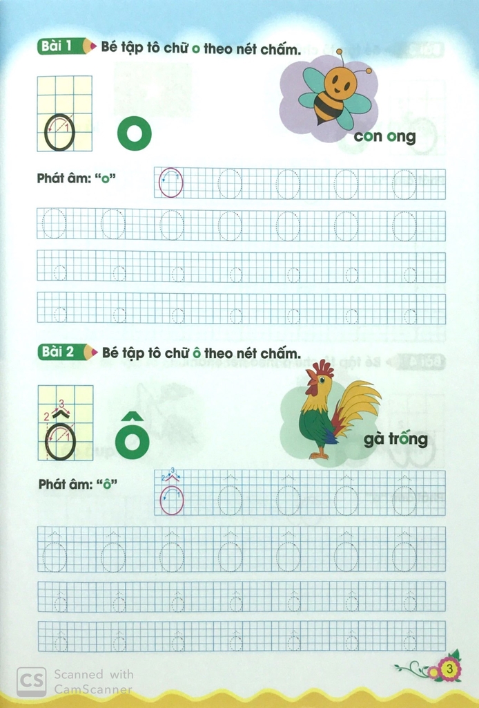 Chuẩn Bị Cho Bé Vào Lớp 1 - Bé Tập Tô Chữ Và Số
