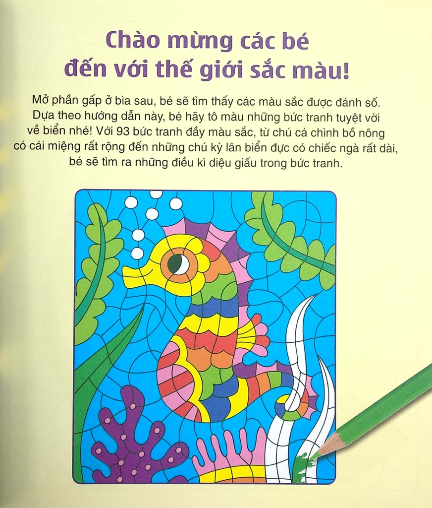 Phát Triển Khả Năng Sáng Tạo Cho Trẻ - Tô Màu Theo Số Dưới Đại Dương