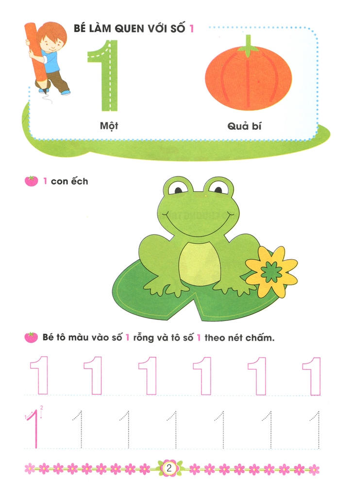Hành Trình Cho Bé Vào Lớp 1 - Bé Làm Quen Với Chữ Số