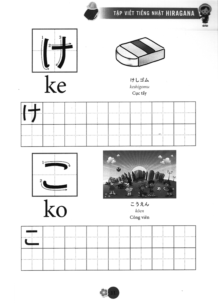 40_Tập viết tiếng nhật Hiragana