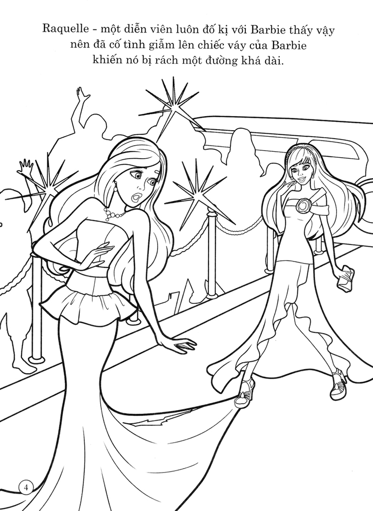 Barbie Bí Mật Thần Tiên - Tô Màu Theo Truyện Kể