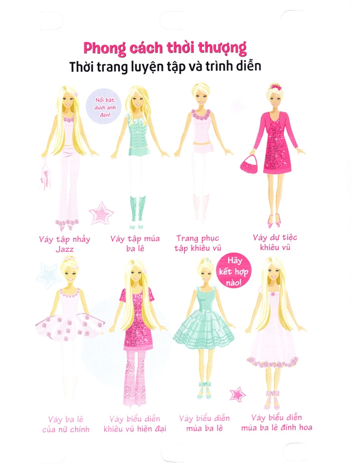 Phong Cách Thời Thượng -Barbie Thủ Công Dựng Hình Thời Trang