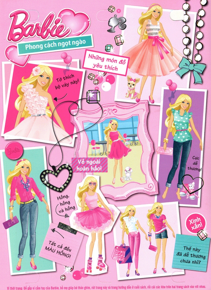 Phong Cách Ngọt Ngào -Barbie Thủ Công Dựng Hình Thời Trang
