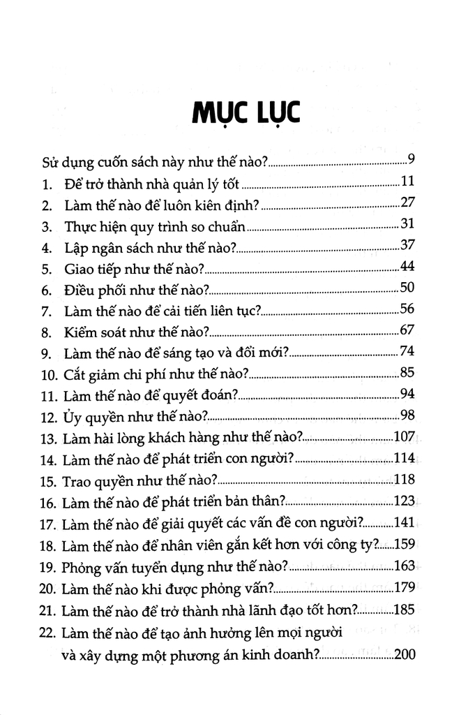 Để Trở Thành Nhà Quản Lý Tốt