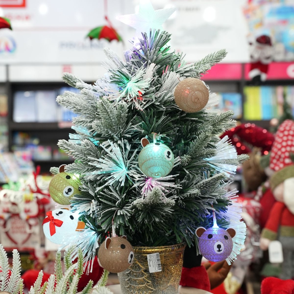 HPHAT_Cây thông tuyết để bàn ngôi sao đèn Led
