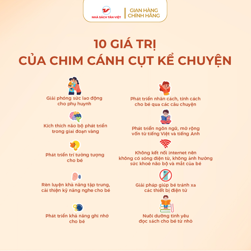 Chim Cánh Cụt Kể Chuyện - Phiên Bản Tinh Gọn - 2 Nút Bấm - size 25cm