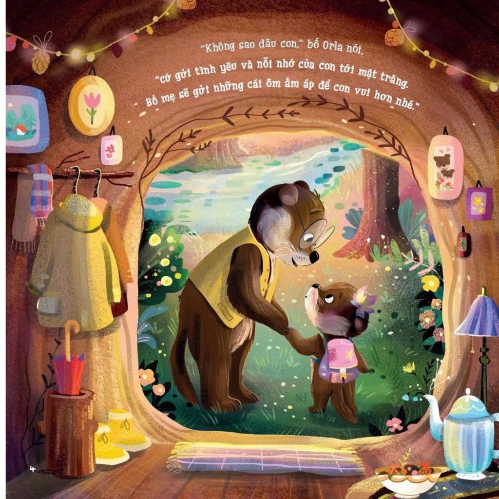 Ehon Châu Âu - Gửi Tình Yêu Tới Mặt Trăng - Tân Việt Books