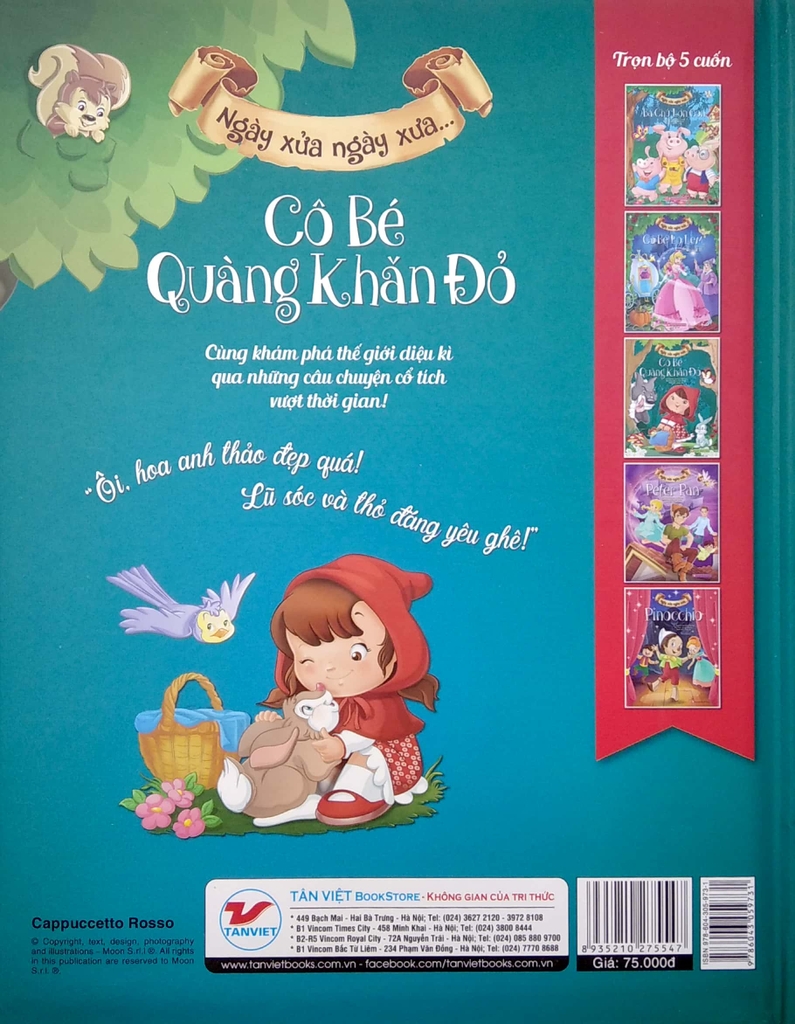Ngày Xửa Ngày Xưa - Cô Bé Quàng Khăn Đỏ (Tái Bản 2024)